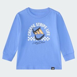 Adidas Kids LONG SLEEVE GRAPHIC COTTON TEE